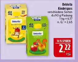 Marktkauf Bebivita kinderspass banane & apfel Angebot