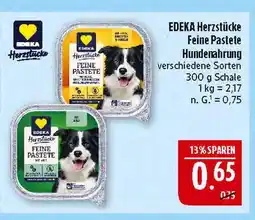 Marktkauf Edeka herzstücke feine pastete hundenahrung Angebot