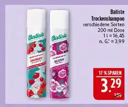 Marktkauf Batiste trockenshampoo cherry Angebot