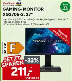 Marktkauf Viewsonic gaming-monitor xg2705-2, 27'' Angebot
