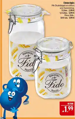 Marktkauf Bormioli rocco einmachglas 1 liter Angebot