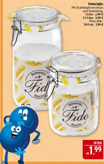 Marktkauf Bormioli rocco einmachglas 1 liter Angebot