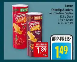 Marktkauf Lorenz crunchips stackers paprika Angebot