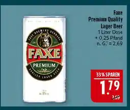 Marktkauf Faxe premium quality lager beer Angebot