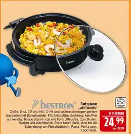 Marktkauf Bestron partypfanne ahp300bl Angebot