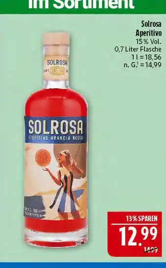 Marktkauf Solrosa aperitivo arancia rossa Angebot