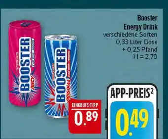 Marktkauf Booster energy drink juicy Angebot