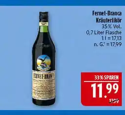 Marktkauf Fernet-branca kräuterlikör Angebot
