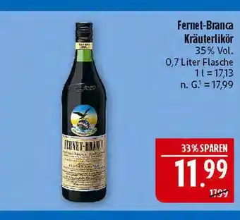 Marktkauf Fernet-branca kräuterlikör Angebot