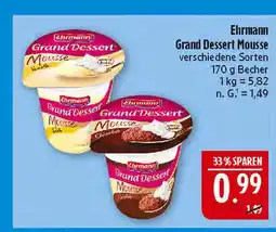 Marktkauf Ehrmann grand dessert mousse vanille Angebot