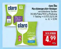Marktkauf Claro maschinengeschirr-reiniger multi Angebot