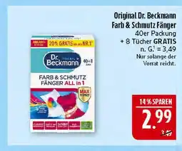 Marktkauf Dr. beckmann farb & schmutz fänger Angebot