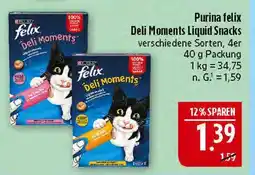 Marktkauf Purina felix deli moments liquid snacks Angebot