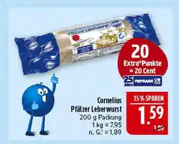 Marktkauf Cornelius pfälzer leberwurst Angebot