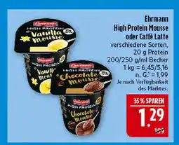 Marktkauf Ehrmann high protein mousse vanilla Angebot