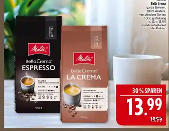 Marktkauf Melitta bella crema espresso Angebot