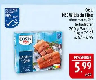 Marktkauf Costa msc wildlachs filets Angebot