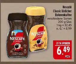 Marktkauf Nescafé classic löslicher bohnenkaffee Angebot