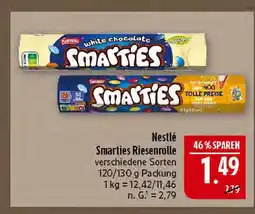 Marktkauf Nestlé smarties white chocolate riesenrolle Angebot