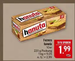 Marktkauf Ferrero hanuta Angebot