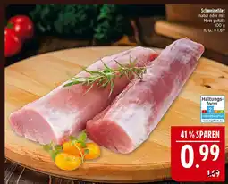 Marktkauf Schweinefilet natur oder mit mett gefüllt Angebot