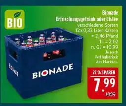 Marktkauf Bionade erfrischungsgetränk oder eistee Angebot