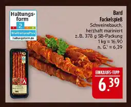 Marktkauf Bard fackelspieß schweinebauch Angebot