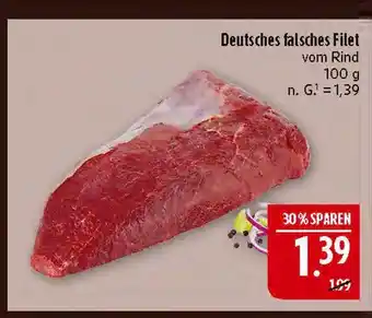 Marktkauf Deutsches falsches filet vom rind Angebot