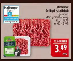 Marktkauf Wiesenhof geflügel hackfleisch gewürzt Angebot