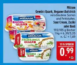 Marktkauf Milram knobi & chili quark Angebot