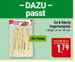 Marktkauf Gut & günstig fingerfoodspieße Angebot