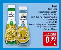 Marktkauf Rama cremfine zum kochen 7% fett Angebot
