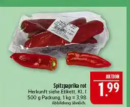 Marktkauf Spitzpaprika rot Angebot