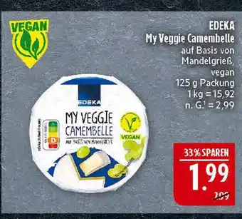 Marktkauf Edeka my veggie camembelle Angebot