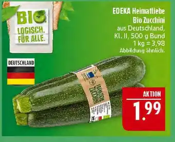 Marktkauf Edeka heimatliebe bio zucchini Angebot
