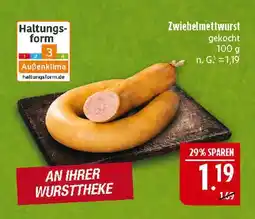 Marktkauf Zwiebelmettwurst gekocht Angebot
