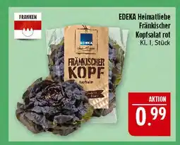 Marktkauf Edeka heimatliebe fränkischer kopfsalat rot Angebot