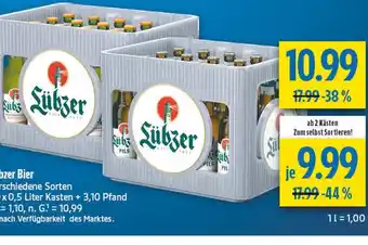 diska Lübzer lübzer bier Angebot