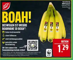 Marktkauf Gut & günstig wwf bananen Angebot