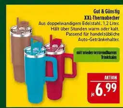 Marktkauf Gut & günstig xxl-thermobecher Angebot