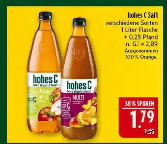 Marktkauf Hohes c milder apfel Angebot