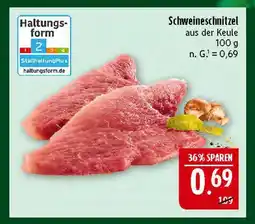 Marktkauf Schweineschnitzel aus der keule Angebot