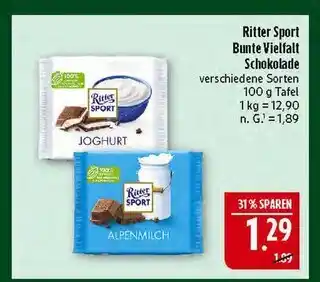 Marktkauf Ritter sport joghurt Angebot