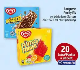 Marktkauf Langnese family eis Angebot