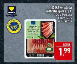 Marktkauf Edeka herzstücke südtiroler speck g.g.a Angebot