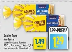 diska Golden toast sandwich vollkorn Angebot