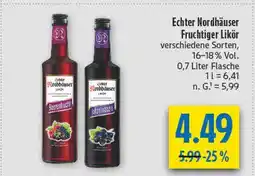 diska Echter nordhäuser fruchtiger likör beerenfrucht Angebot