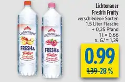diska Lichtenauer fresh'n fruity pfirsich geschmack Angebot