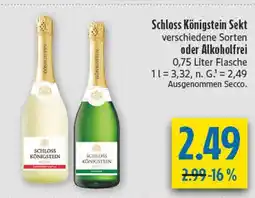 diska Schloss königstein sekt verschiedene sorten Angebot
