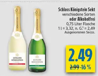diska Schloss königstein sekt verschiedene sorten Angebot